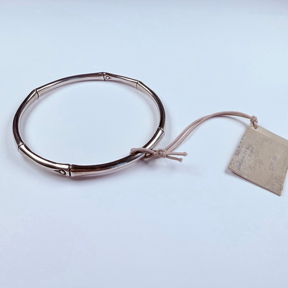John Hardy Bamboo Slim Bangle Sterling Silver 925 Bracelet Brand New w/ Tag - Picture 4 of 9